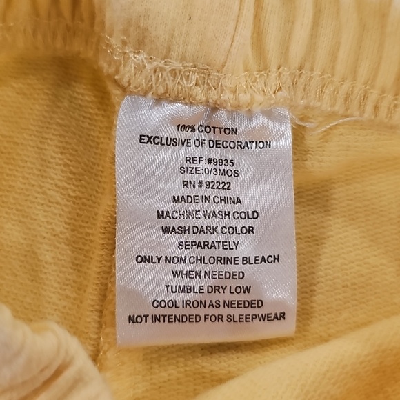 L Sweatpants Size 0-3 Months - Picture 2 of 5